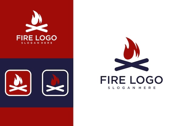 Création De Logo Feu Ou Feu De Joie Avec Création De Logo En Bois