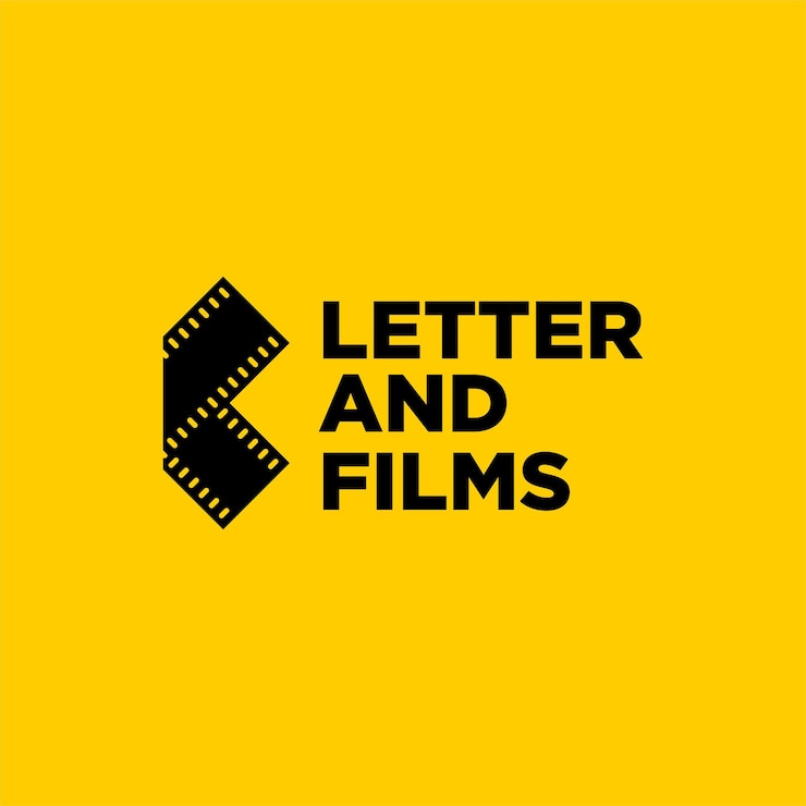 Vecteur création de logo de film abstrait lettre k
