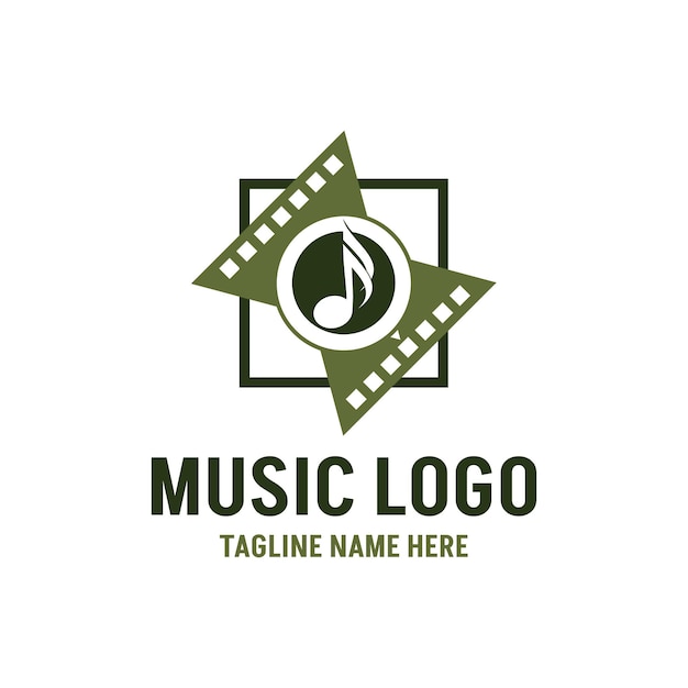 Création De Logo De Film De Musique Créative