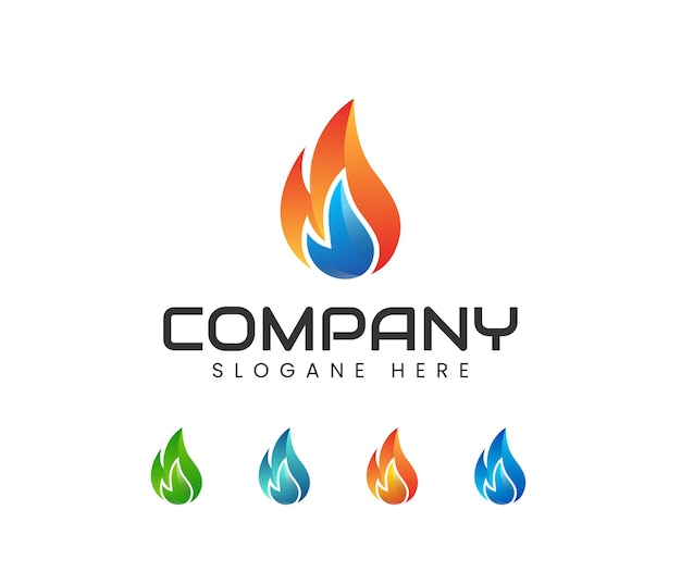 Création De Logo De Flamme De Feu