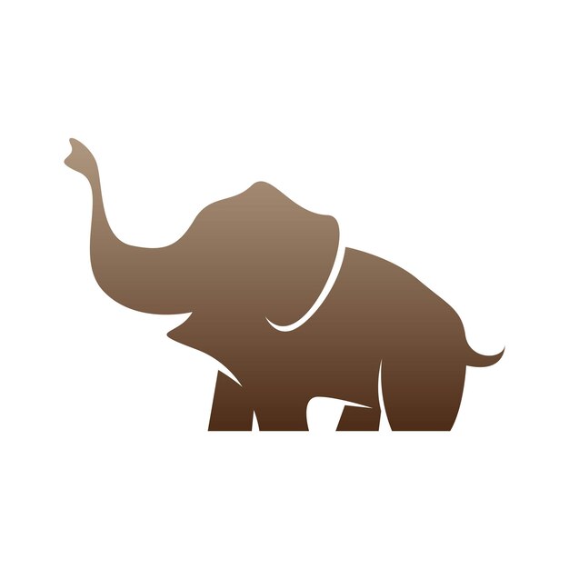 Création de logo icône éléphant