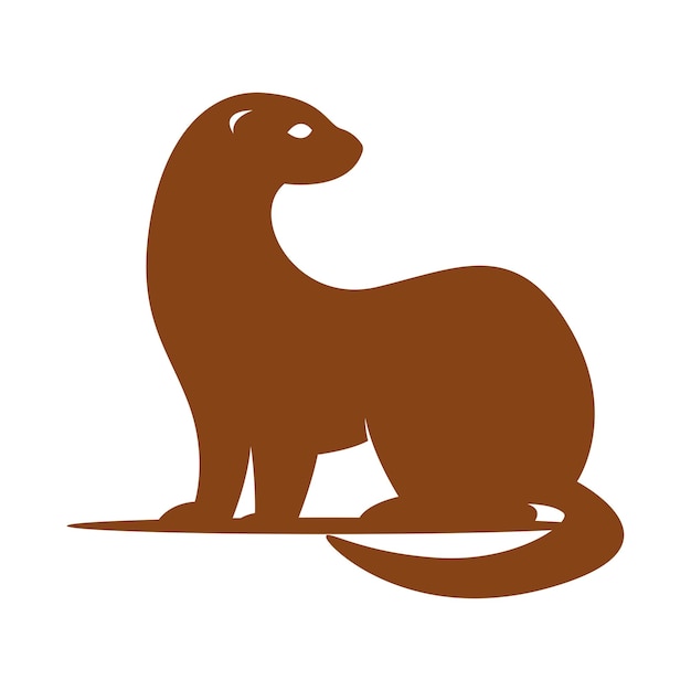 Création de logo icône loutre