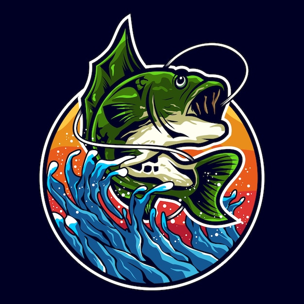 Création De Logo Illustration Pêche Basse