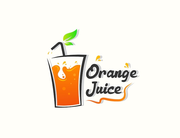 Création De Logo De Jus D'orange Frais