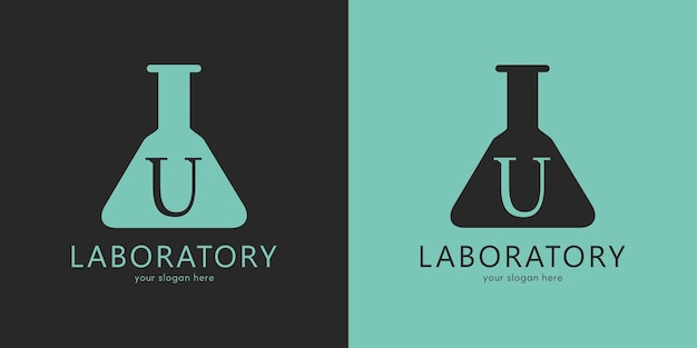 Création de logo de laboratoire avec la lettre U