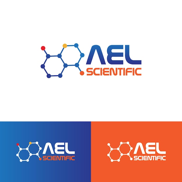 Création De Logo De Laboratoire Scientifique. Concept De Logo D'éducation Scientifique. Modèle De Logo Vectoriel