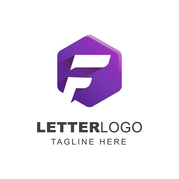 Création De Logo Lettre F Avec Forme Géométrique