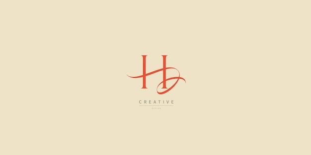 Création De Logo Lettre H Unique Monogramme Initial De Luxe Lettre De Design élégant Et Créatif H