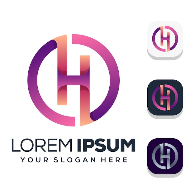 Création de logo lettre H
