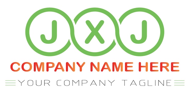 Vecteur création de logo de lettre jxj