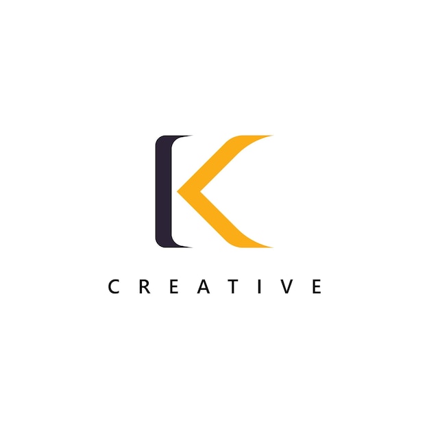 Création De Logo Lettre K Modèle De Logo Symbole Vectoriel Du Logo Creative K