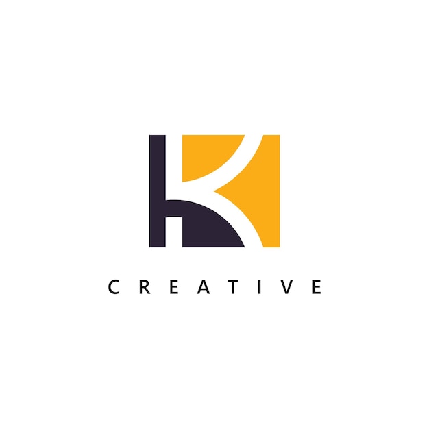 Création De Logo Lettre K Modèle De Logo Symbole Vectoriel Du Logo Creative K