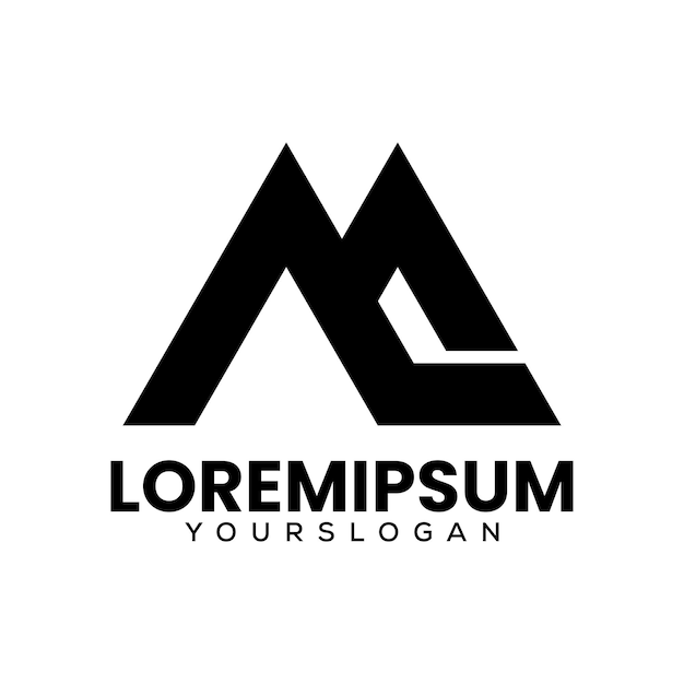 Création de logo lettre ma