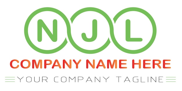 Création De Logo De Lettre Njl