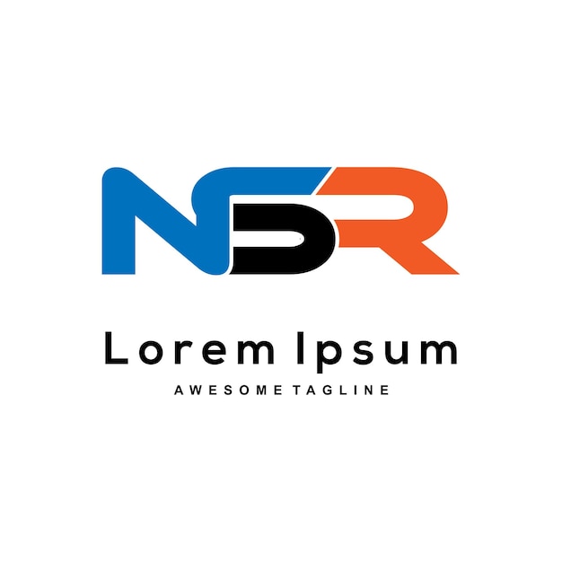 Création De Logo De Lettre Nsr