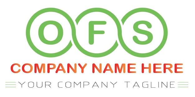 Création de logo de lettre OFS