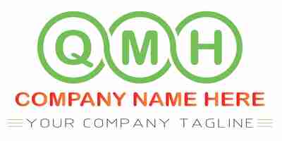 Vecteur création de logo de lettre qmh