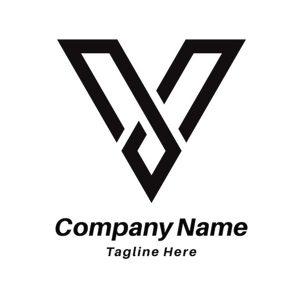 Création de logo lettre V