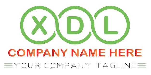 Création de logo de lettre XDL