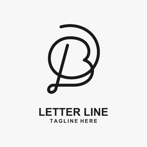 Création De Logo Ligne Lettre B