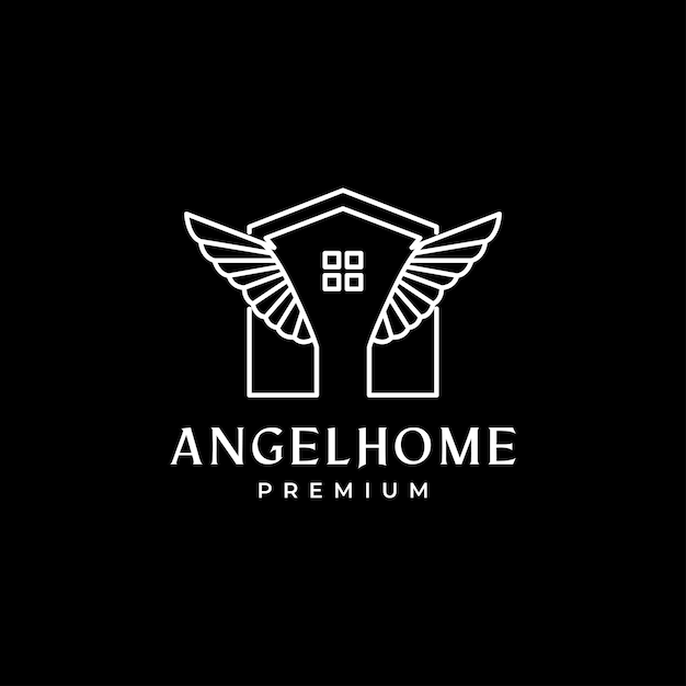 Création De Logo Maison Avec Ailes Ange