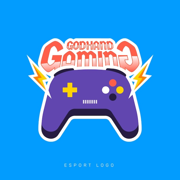 Création De Logo De Manette De Jeu Esport Mascotte De Jeu