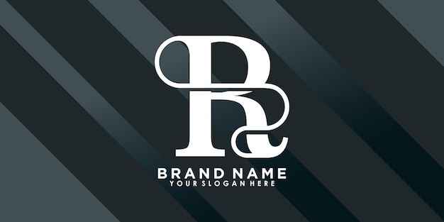 Vecteur création de logo de marque avec concept créatif lettre r