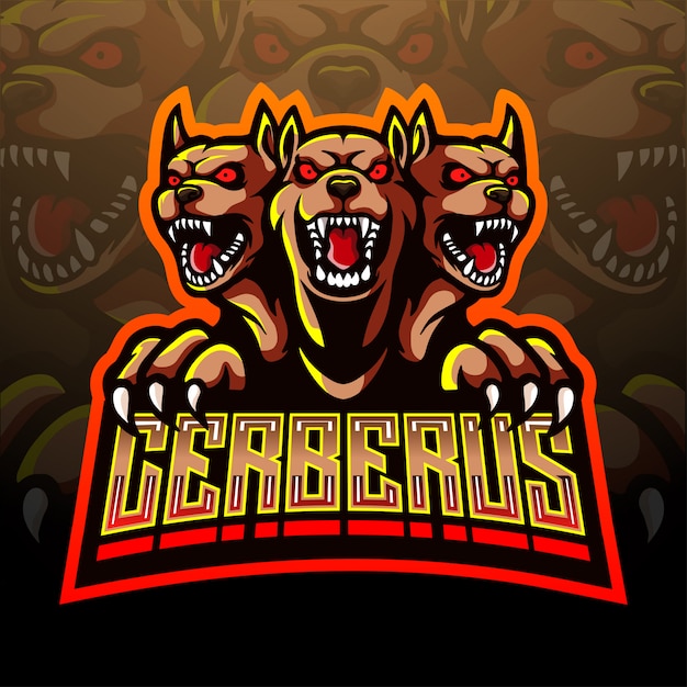 Création De Logo De Mascotte Cerberus Esport