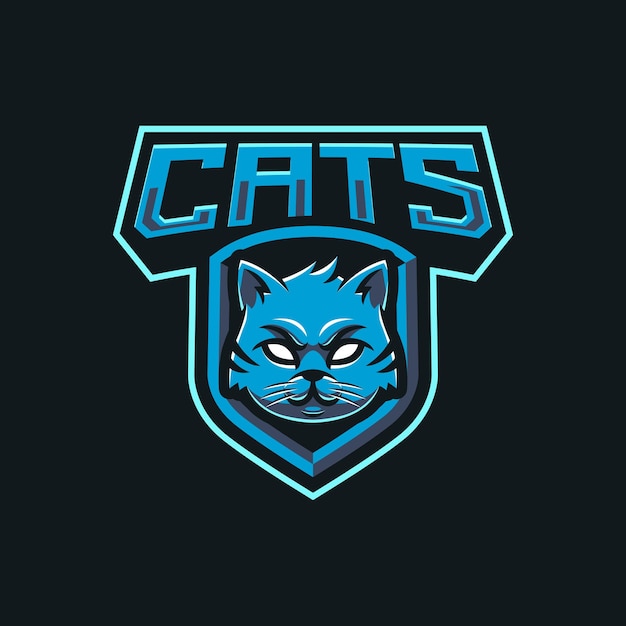 Création De Logo De Mascotte De Chats