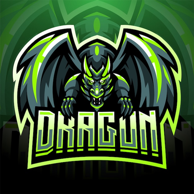 Création De Logo De Mascotte Dragon King