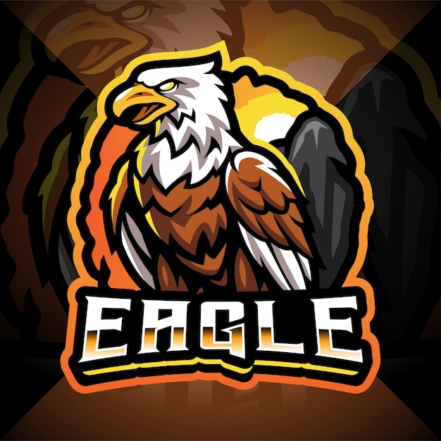 Création De Logo De Mascotte Eagle Esport