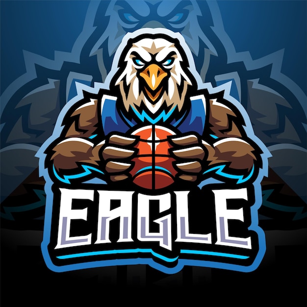 Création De Logo De Mascotte Eagle Sport Esport