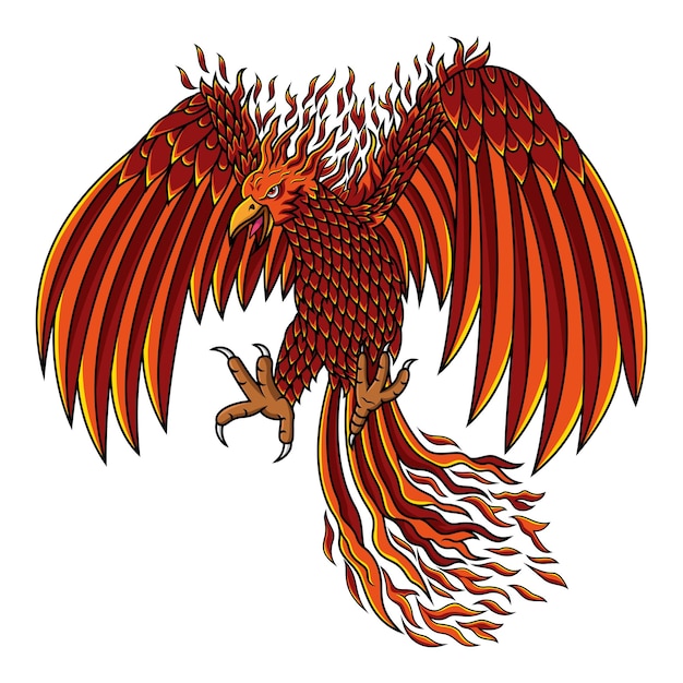 Création De Logo De Mascotte Esport Phoenix