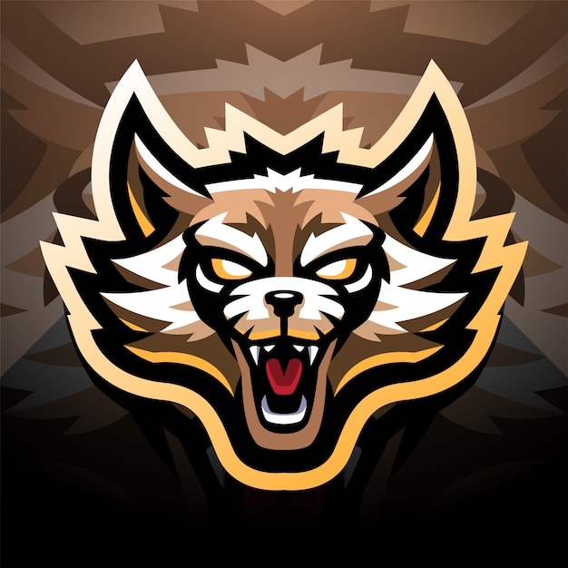 Création De Logo De Mascotte Esport Tête De Raton Laveur