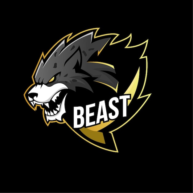 Création de logo de mascotte esport Wild Beast