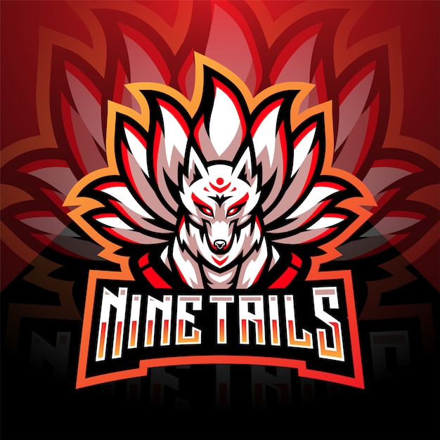 Création De Logo De Mascotte Kitsune Esport