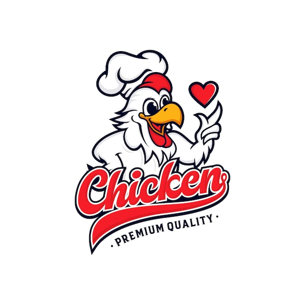 Création De Logo De Mascotte De Poulet