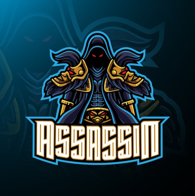 Création De Logo Mascotte Sport Assassin