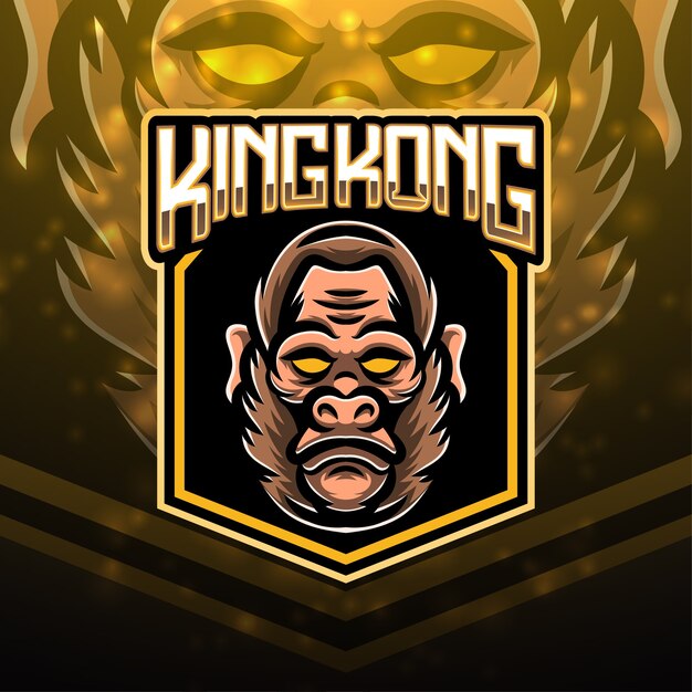 Création De Logo De Mascotte De Sport King Kong