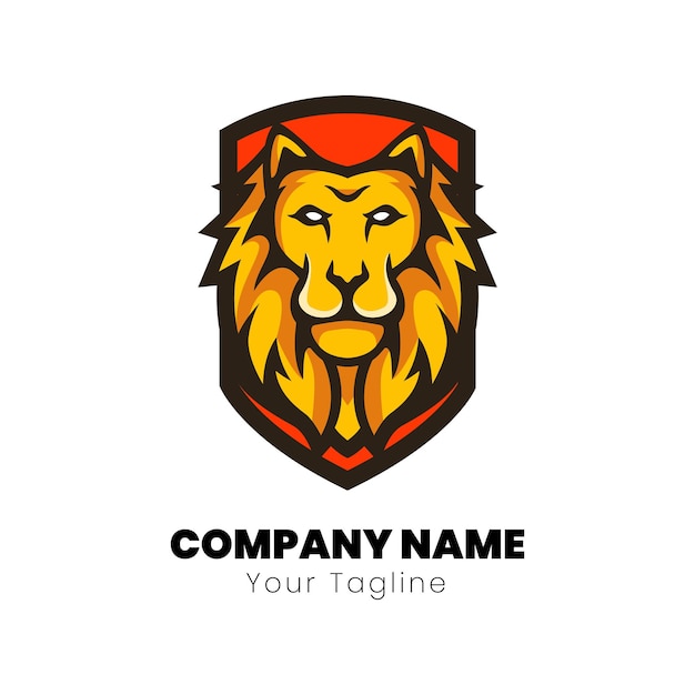 Création De Logo De Mascotte Tête De Lion