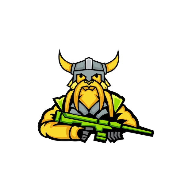 Création De Logo De Mascotte Viking