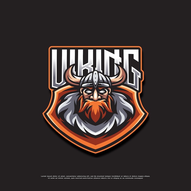 Création de logo de mascotte viking