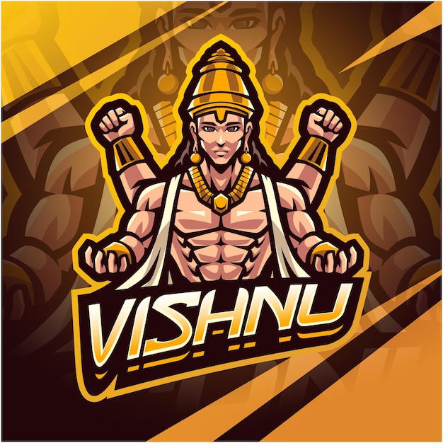 Création De Logo De Mascotte Vishnu Esport