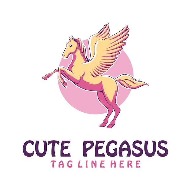 Création De Logo Mignon Pegasus