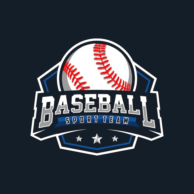 Création De Logo De Modèle De Baseball Professionnel Moderne Pour Club De Baseball