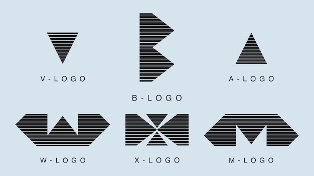 création de logo moderne pour 6 lettres abwvmx