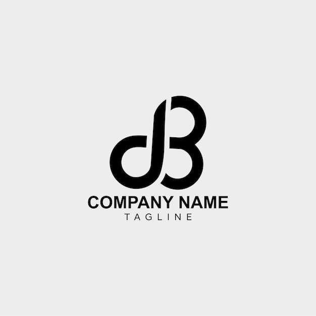 Création de logo monogramme élégant lié à la lettre BB