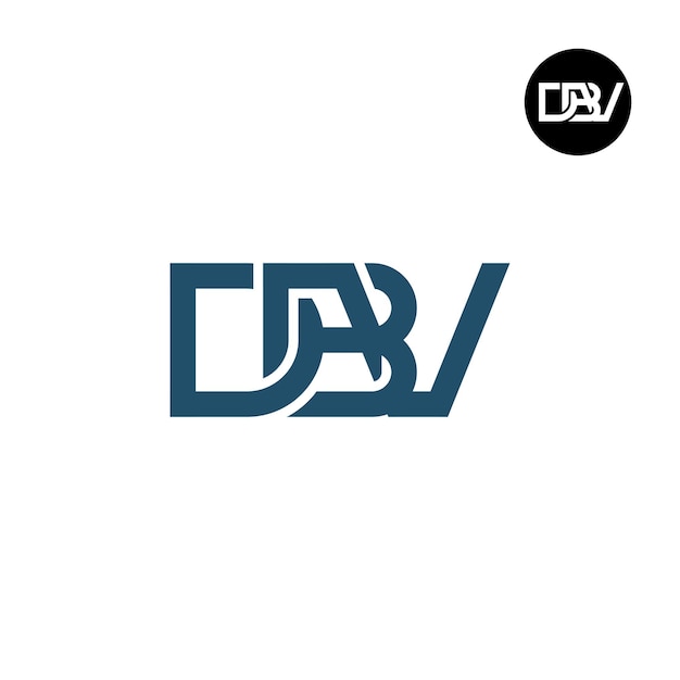 Création de logo monogramme lettre DBV