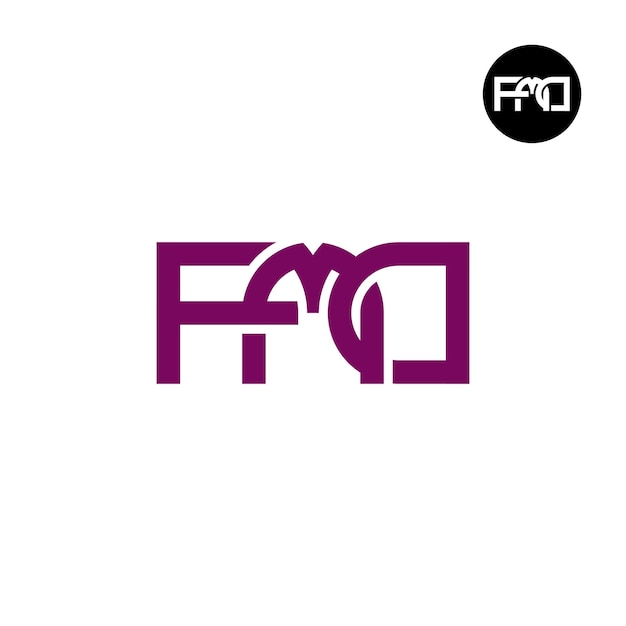 Création De Logo Monogramme Lettre Fmd