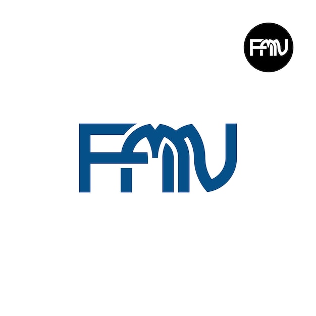 Création De Logo Monogramme Lettre Fmn